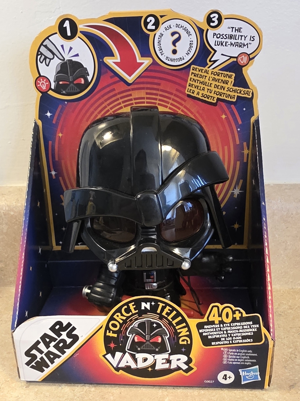 *Brand New* Star Wars Force N' Telling Vader - Black Toy